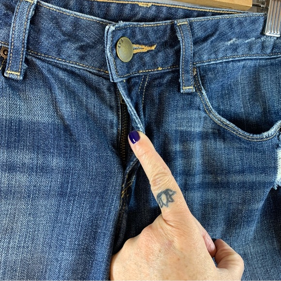 ITEM# 1042 - GAP Limited Edition Sexy Boot Dark Distressed Sz 8/29 - Picture 8 of 16